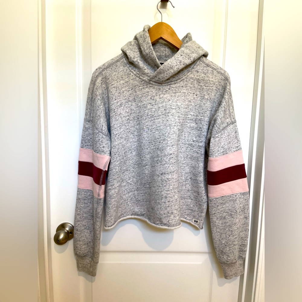 Abercrombie & Fitch Varsity Cropped Hoodie.